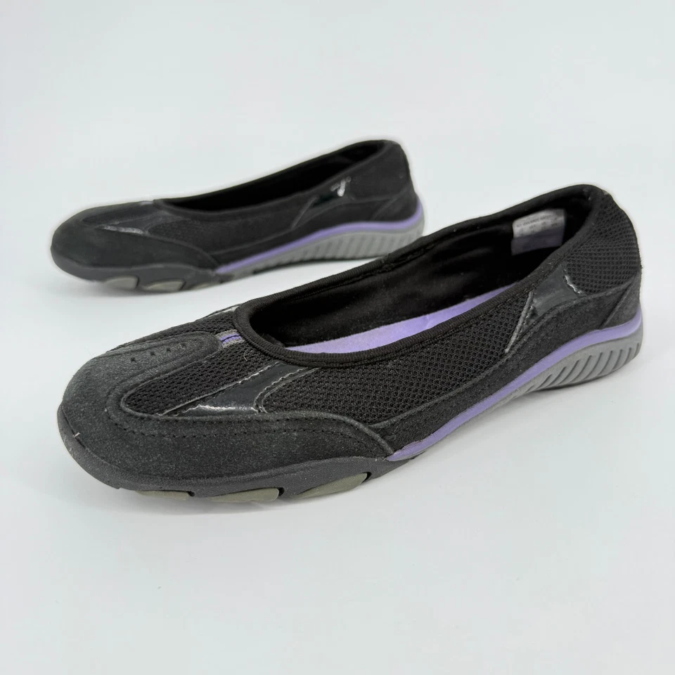 Y2K Everlast Mujer Ballet Tenis Planos Sin Cordones Zapatos Atléticos Talla 5.5 Lillian Foto 2 de 4