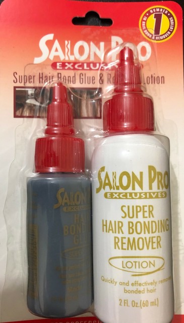 Salon Pro Hair Bonding Glue 1oz & Bonding Remover 2oz Combo Pack Salon Pro Hair Bonding Glue 1oz & Bonding Remover 2oz Combo Pack