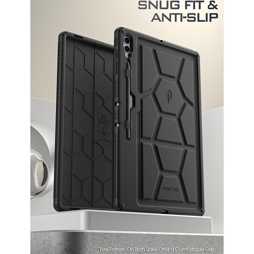 For Samsung Galaxy Tab S10 Ultra S9 Ultra Case Kids Friendly Silicone Cover BLK - Picture 3 of 6