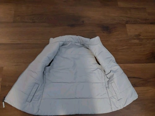 Unbrand Women's Double Wear Blue/Grey Zippered Up Front Vest Size S - Picture 3 of 3