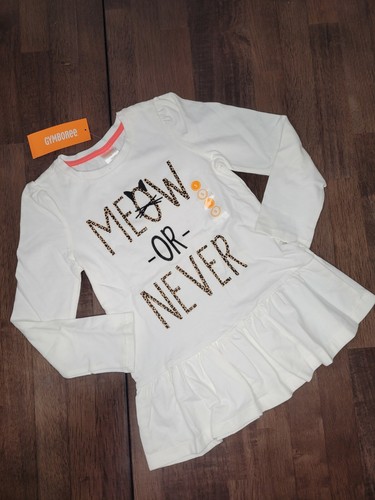 NWT Gymboree RIGHT MEOW or NEVER Embroidery Top LS TShirt Size 5 - Picture 10 of 12