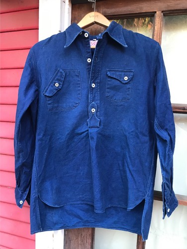 Mister Freedom CHEMISE HIRONDELLE - INDIGO METISSE
