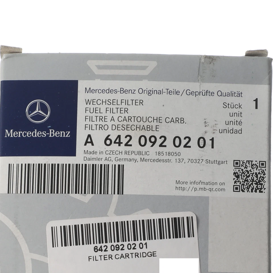 Filtro de combustible original Mercedes-Benz 642-092-02-01 Foto 4 de 4