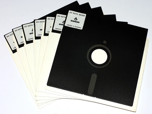 8" IZOT ES5274 EC5274 SS/SD Floppy Disk Diskette NEW - factory box 1987, 2pcs