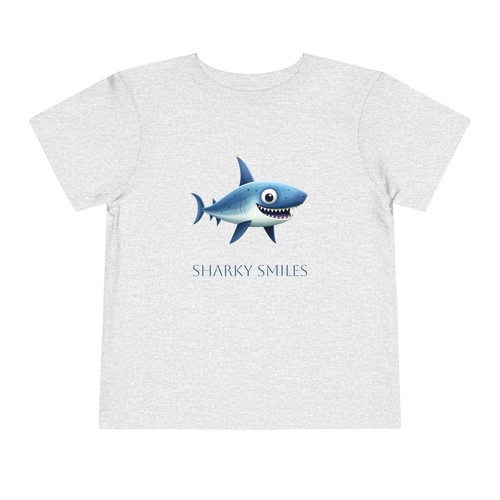 Funny Shark Toddler Tee - Cute Kids T-Shirt, Summer Kids, Shark Toddler T-Shirt - Picture 22 of 29