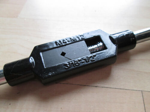 NEW Medium Tap Holder Tap Wrench 9-3/4" M6-M12 1/4"-1/2" Hand Threading #T10G - Picture 2 of 7