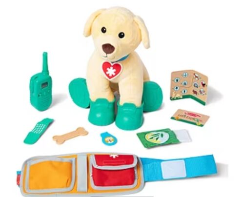 Peluche cane Melissa & Doug Esploriamo Ranger con attrezzatura di ricerca e soccorso nuovo - Foto 4 di 4