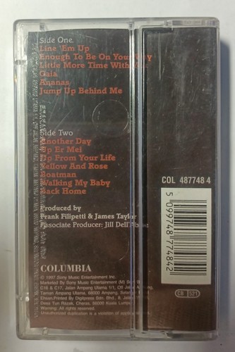 JAMES TAYLOR HOURGLASS 卡带,磁带 SONY MUSIC Cassette - Picture 2 of 3