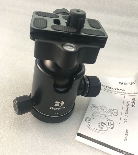 BENRO B2 Tripod head Professional Aluminum Dual Action Ball Head For Camera - Picture 5 of 10