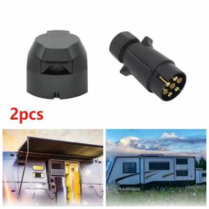 7 PIN TOWING ELECTRICS PLUG and SOCKET 12N TYPE FOR CARAVAN /TRAILER LIGHTS UK. 7 PIN TOWING ELECTRICS PLUG and SOCKET 12N TYPE FOR CARAVAN /TRAILER LIGHTS UK.