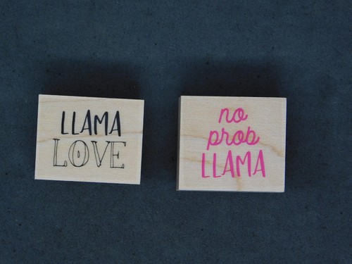 Lindo juego de 6 estampillas de goma de alpaca llama para manualidades, letras, álbumes de recortes - Imagen 6 de 7