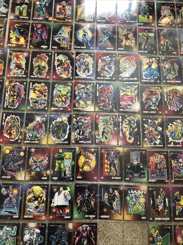 1992 impel marvel universe series 3 complete Set Base And 5 Holograms - Picture 9 of 23