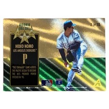 Pinnacle Hideo Nomo Rookie Baseball Sports Trading Cards Pinnacle Hideo Nomo Rookie Baseball Sports Trading Cards