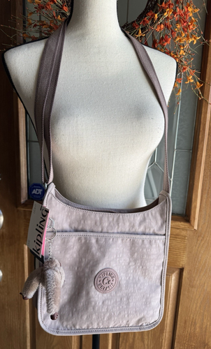Genuine Kipling Nicci KI9229 Women's Small Crossbody Shoulder Bag, Dusty Taupe