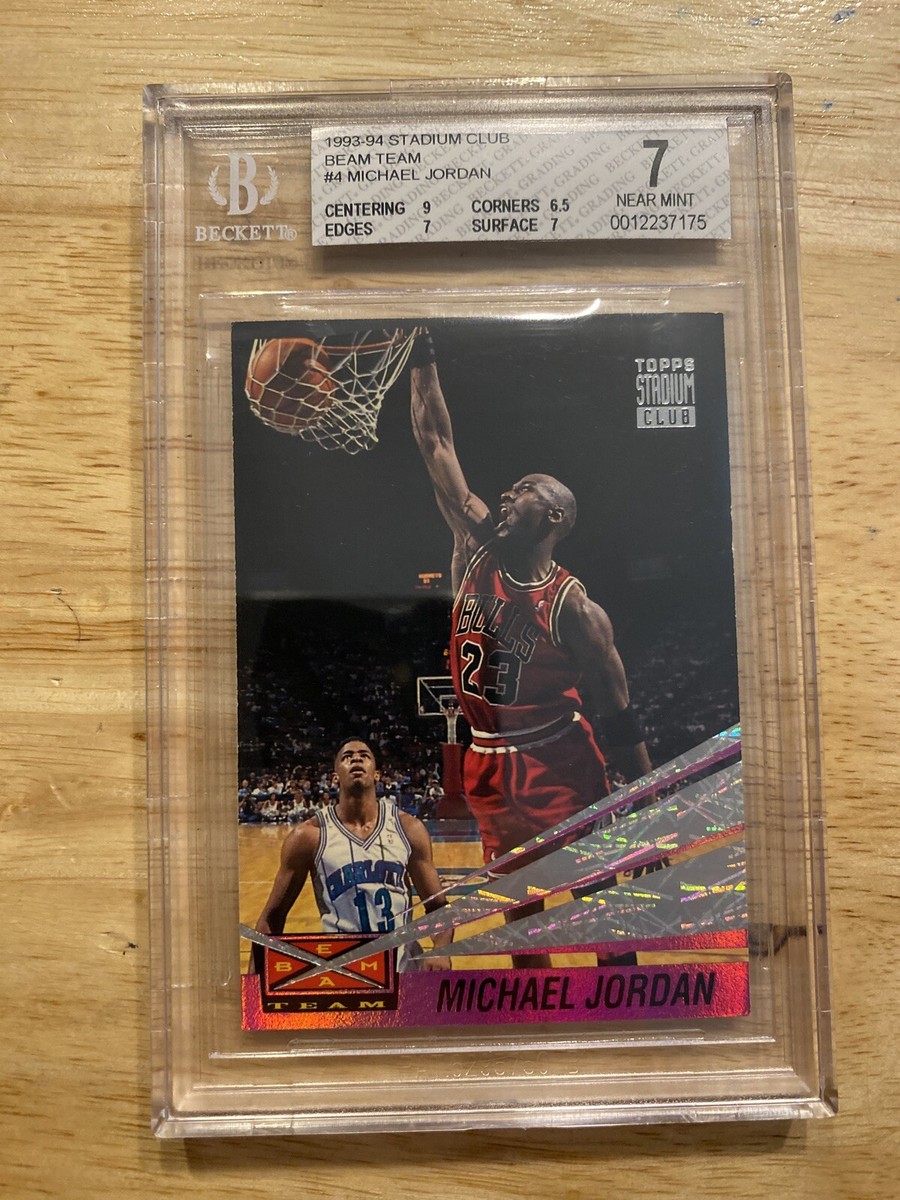 Michael Jordan Beam Team BGS Stadium Club 1993 LAST DANCE