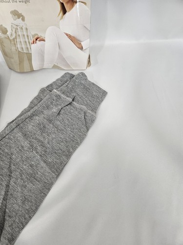 Juego de Leggings Camisa Henley Térmica Cuddl Duds Gris Cálido Esenciales Medio Nuevo - Imagen 10 de 10