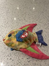BNWT 2000 TY Beanie Babies - Aruba - Soft Plush Stuffed Toy Tropical Angel Fish