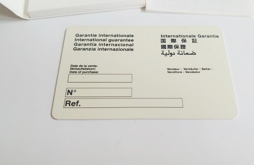 DIOR UHR GARANTIEKARTE + SERVICE WATCH INTERNATIONAL WARRANTY CARD - Bild 4 von 4