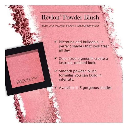 Revlon Blush, Powder Blush Face Makeup, High Impact Buildable Color, 41gm - Picture 4 of 5