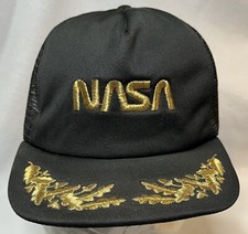 Vintage 90s NASA Embroidered Baseball Cap Hat