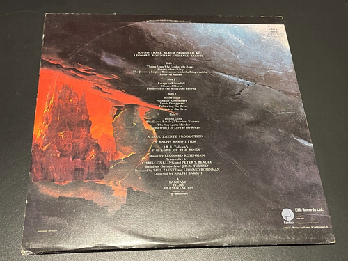 The Lord of The Rings Soundtrack - Double Vinyl LP Album - 1978 Fantasy Records - Picture 2 of 5