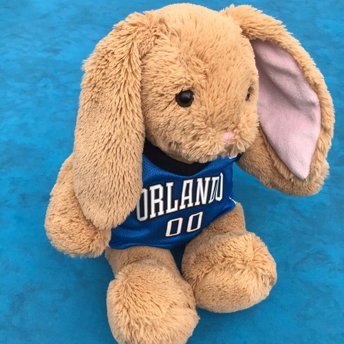 Build a Bear Hase Kaninchen 15 Zoll hellbraun Plüsch NBA T-Shirt Orlando - Bild 2 von 9