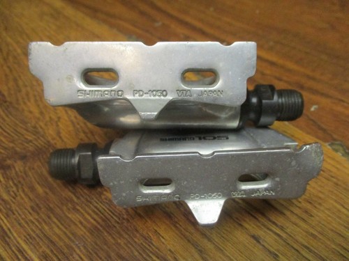 PEDALES CLIP VINTAGE SHIMANO 105 PD-1050 - 9/16" - Imagen 3 de 6