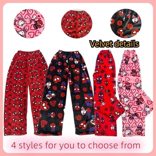Hello Kitty PIGIAMINO in COTONE velluto pigiama sciolto pigiama pantaloni lunghi - Imagen 10 de 15