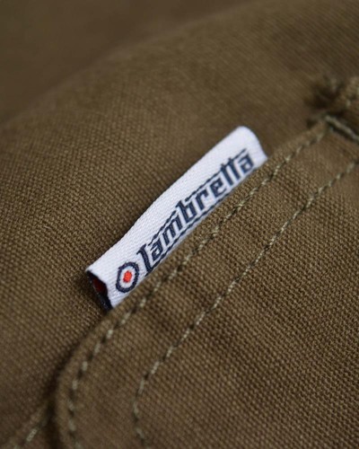Lambretta Mens Carnaby Scooter Hooded Classic Mod Ska Badge Parka - 1520 - Picture 20 of 32