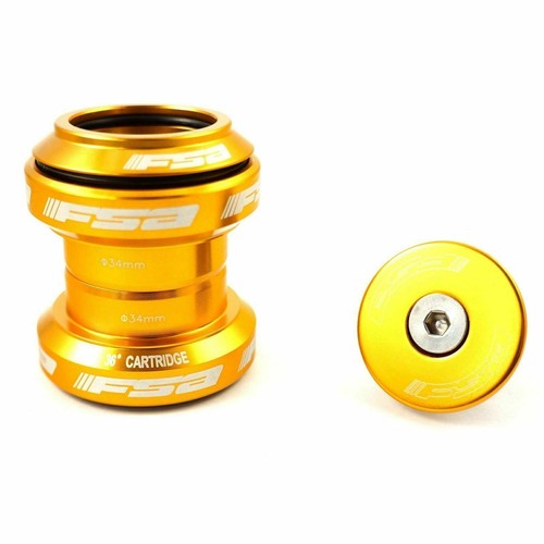 FSA Orbit MX 1-1/8"  34mm W/Top Cap Headset  -Black RED White Blue Green Gold - Picture 12 of 13