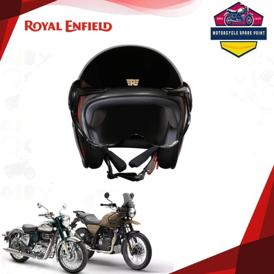 Royal Enfield Helmet Mlg Jet Neo Open Face Made Like A Gun- Isi & Dot Certifie