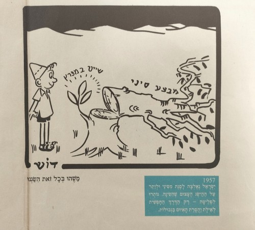 RARE LARGE POSTER – SRULIK, ISRAEL'S 10TH ANNIVERSARY ASOR 1958. - Picture 7 of 12