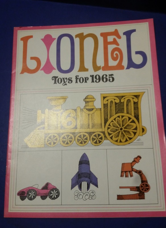 VINTAGE LIONEL TOYS FOR 1965 TRAINS CATALOG MAGAZINE WITH PRICES 