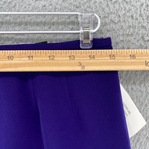 Kasper Skirt Womens 10 Petite Purple Knee Straight Pencil Office Career Work NWT - Picture 6 of 11