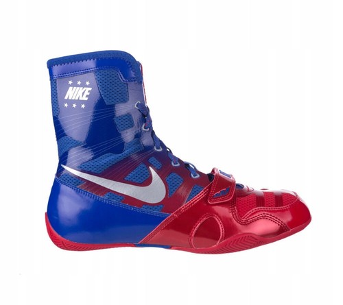 Botas De Boxeo Nike hyperko MP Hall Zapatos CHAUSSURES de de Royal Rojo 604  | eBay