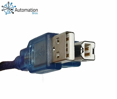 USB Male A to Type B Printer Style Cable 100cm - Picture 2 of 2