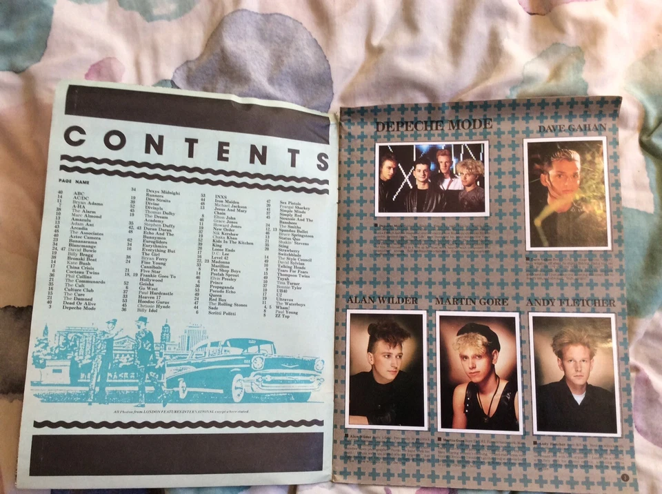1986 Smash Hits Magazine Sticker Collection Panini 175/180 Of Original Set Rare - Image 3 of 4
