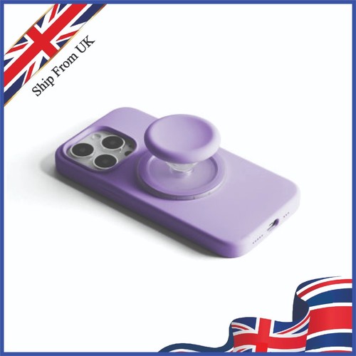 MagSafe Phone Grip Holder - Secure Magnetic Stand & Grip Accessory Olixar Purple - Bild 9 von 12
