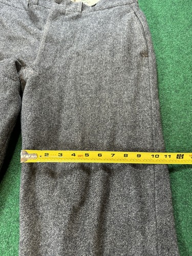 Pantalones Pantalón Pantalón De Lana Gris Cremallera Garra 38x27 L.L Bean De Colección Años 30 40 - Imagen 9 de 12