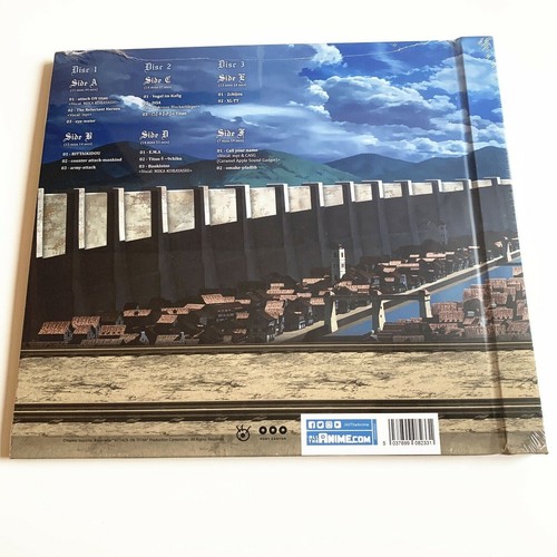Attack On Titan Original Soundtrack Vinyl 3LP Deluxe Edition Sealed 1st press - Picture 2 of 3