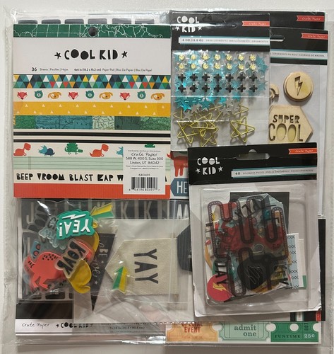 Crate Paper lotto misto 12x12 kit album - varianti - KissKiss, Heart Day, FaLaLa - Foto 75 di 104