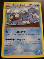 Pokemon TCG Card 2016 XY BREAKpoint Seismitoad 35/122 Non-Holo