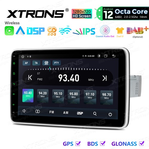 XTRONS 8-Kern Android 12 Autoradio GPS Navi 1 DIN 2+32GB 1280*720 DSP WLAN USB - Bild 4 von 14