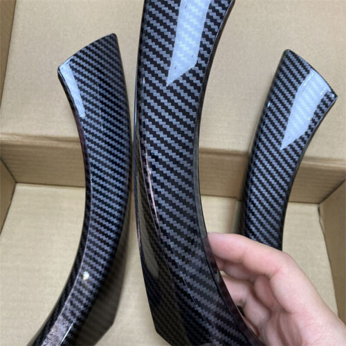 ABS Carbon Fiber Inner Door Handle Pull Cover Case For BMW 3 series E90 2005-12 - Picture 10 of 21