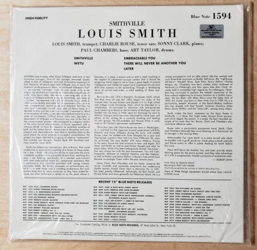 Louis Smith Smithville Music Matters Blue Note Sealed AAA Vinyl 2X45rpm #867 - Picture 2 of 5