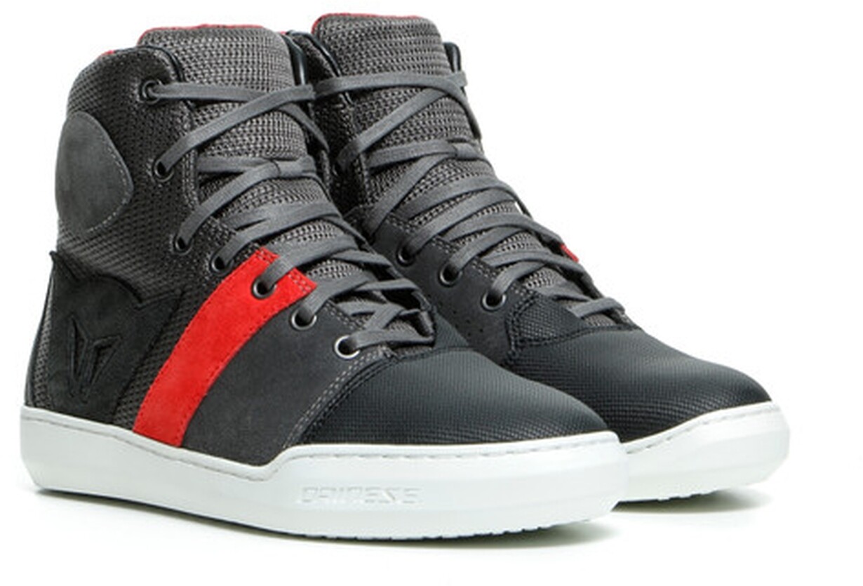 Scarpe donna da moto estive dainese york air lady shoes ROSSO GRIGIO