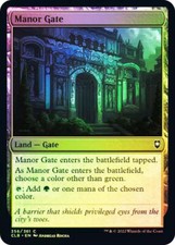 MTG FOIL Manor Gate  x1 – Commander Legends CLB Magic Card # 356