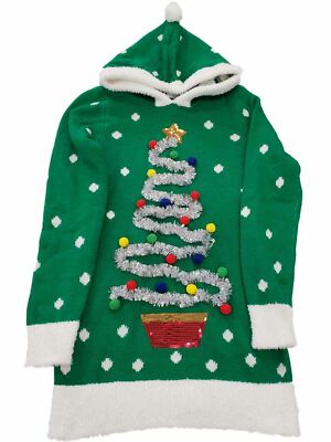 No Boundaries Sherpa Hoodie Christmas Sweater Size XS Juniors