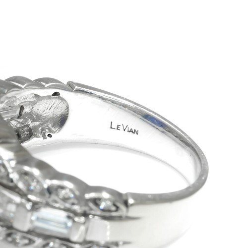 Le Vian Tanzanite Ring with Diamonds in White Gold - Picture 8 of 9