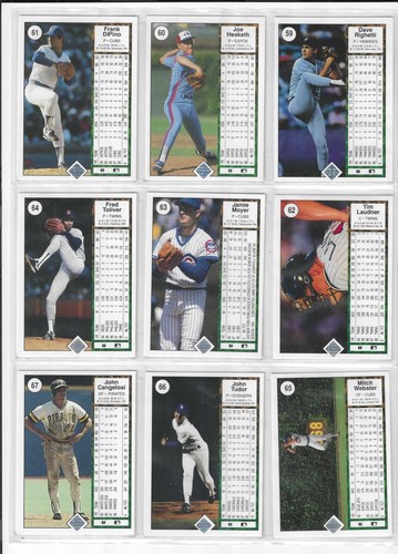1989 Upper Deck Baseball Cards #1 - #250 U-Pick to complete your set - Picture 121 of 497